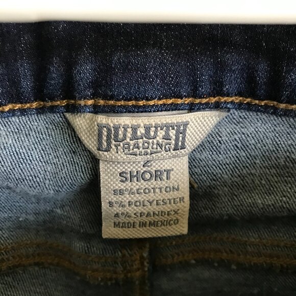 DULUTH Trading Co size 2 short Dark Stretch Denim Skinny Ankle Jeans - Picture 4 of 4